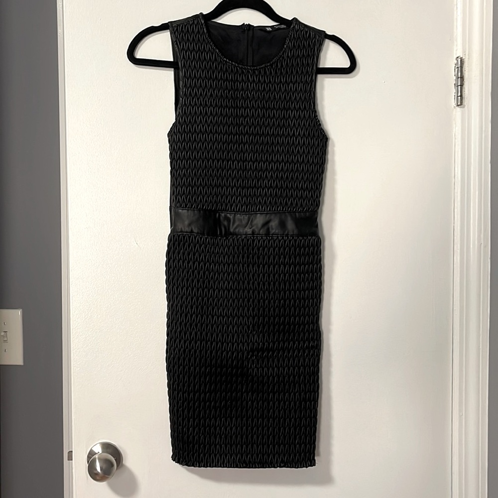 Leather dress